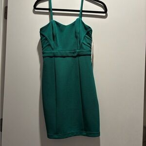 Hailey Logan by Adrianna Papell Kelly Green Mini Dress